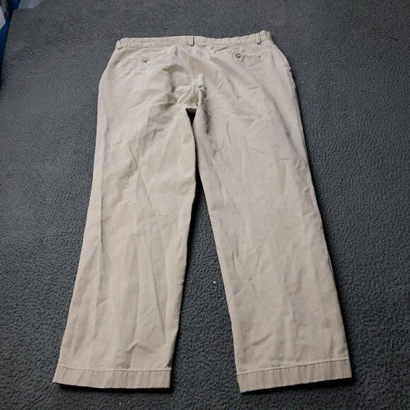 Black Brown Chino Pants Mens 38 x29 Tan Beige Khaki Casual Adult - Picture 2 of 8
